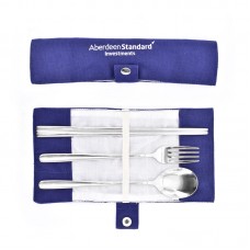 Customized Cutlery Set with Canvas Pouch